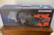 BRAND NEW Sylvania 4 In 1 Gaming Set Mouse, Keyboard, Headset & Mousepad