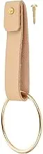 POPETPOP Pu Towel Simple Bathroom Towel Holder for Easy Installation Space-Saving Design Fits Any Decor