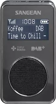 Sangean DPR35+ DAB+/FM Pocket Radio, Black