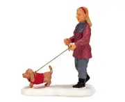 Lemax Village Collection Strolling With Pooch # 22568