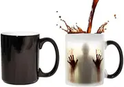 SSRGV The Walking Dead Mug Color Changing Heat Sensitive Ceramic 11oz Coffee Mug Surprise Gift