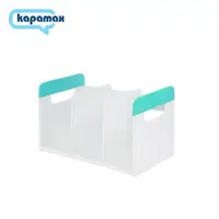 在飛比找PChome24h購物優惠-【KAPAMAX】31700-MT PLUS三層書架 薄荷藍