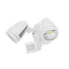 Chopper White 30W LED 2 Light Exterior Spotlight and Sensor by Eglo