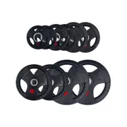 87.5kg Package Rubber Tri-Grip Weight Plates Type-O