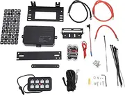 XTevu 8 Gang Switch Panel, LED Touch Control Switch Box, Circuit Control Relay System, Water Resistant, Dimmable, for Truck Boat ATV UTV SUV RV (緑)