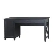Maestro Furniture Cairo Large Wooden Computer Study Home Office Task Desk 150cm Black