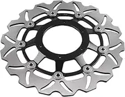 1 Single Piece Front Brake Disc Rotor Compatible with CBR 250R CBR250RR 2010 2011 2012 Black