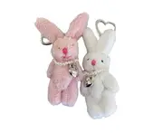 Bunny Phone Chain Doll-Plush-Accessory Cute Purse Charm Handbag Pendant - Set