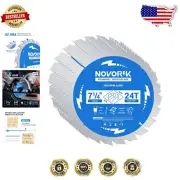 Professional Wood Cutting 7-1/4" Circular Saw Blades | 10-Pack with Arbor 5/8"