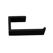 Ivano Stainless Steel Toilet Paper Roll Holder - Matte Black