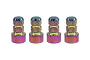 4 TRUE SPIKE NEO CHROME WHEEL RIM AIR VALVE STEM CAP COVERS FOR TOYOTA TUNDRA (for: Toyota)