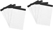 HOODANCOS 2pcs 4 Memo Notebook Pad A5 Size Legal Pad Nonstick Design Tear-Off Notepad for Writing Ideas