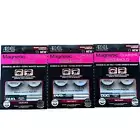 New 3 Ardell Magnetic Fauxmink Megahold Black Lashes