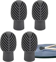 Drum Mute Tips - Mute Tips, Silent Cover | 4PCS Silicone Mute for Drum Practice, Drum Sound Protection with Soft Drumsticks for Training