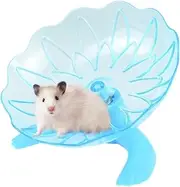 Hamster Wheel, Quiet Chinchilla Wheel, Mice Cage Accessories, Stable, Transparent Jogging Spinner, Pet Enrichment for Ferret Chinchilla Playing