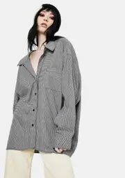 [Lioness] Road Trip Houndstooth Shirt