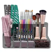 28 Holes Nail Drill Machine and Bits Storage Box Nail Drill Organizer Box