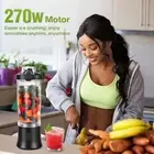 Personal Blender Smoothie Juice Shakes Mixer Portable Bottle 600ML BPA-Free New