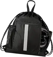 ａ aternee Sports Gym Bag Hand Bag Wearproof with Shoe Compartment String Bag Tote Bag for Camp Yoga Daily Use Beach Swimming Travel
