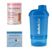 Oriflame Wellosophy Natural Balance Strawberry Shake+WellnessPack MAN+shaker