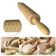 Non-stick Dough Roller Dough Rolling Pin Wood Dough Roller Kitchen Baking Roller