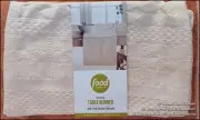 NEW 72" FOOD NETWORK WOVEN TABLE BUFFET RUNNER CREAM IVORY COLOR $40 VALUE