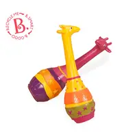 在飛比找樂天市場購物網優惠-【B.Toys】非洲童樂團-長頸鹿沙球