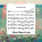 YIRUMA《RIVER FLOWS IN YOU》管樂專用譜/梁老師長笛筆記本