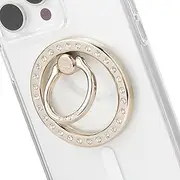 kate spade new york Magnetic Phone Ring Grip with Stand - Removable and Collapsible - Set in Stone