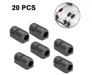 Cable Holder Clips,20-Pack Cable Management Cord Organizer ClipsBlack
