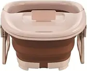 Foot Massage Barrel Massage Foot Basin Plastic Rubber Foldable Bucket with Foot Massage Rollers for Tired Feet Stress Relief Help Sleep Home Use Massager