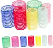 HONMEET 14pcs Hair Curling Device Curler Hair Rollers Curlers Hairdressing Roller Random Color