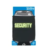 Security - Novelty Funny Gift Stubby Holder With Base Gifts