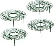 ORFOFE 4Pcs Garden Climbing Support Racks for Strawberries Plant Bracket Trellis Durable Plastic Frame for Elevated Growth Hygienic Gardening for Balcony