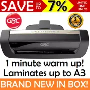 NEW IN BOX GBC A3 A4 A5 Fusion Laminator Laminating Machine Fast Warm Up 7000L