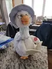Cuddle Barn Mother Goose Blue 15" Animated Plush Nursery Rhymes Story Teller New