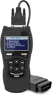 Daseeme Universal Car Fault Reader Code Auto Scanner Vehicle Diagnostic Tool OBDII Reset Tool Multi-Language Multi-Functional Diagnostic Instrument