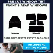 Pre Cut Window Tint For Subaru Forester Estate 2008-2013 - Full Kit