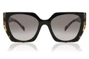 Prada Sunglasses PR15WS 3890A7 Black and Medium Tortoise Light Grey Gradient