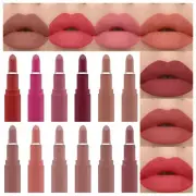 Lip Tint Long Lasting Waterproof Velvet Lip Gloss Matte Simple Portable Lipstick