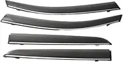 Side Window Deflector Compatible for Hyundai Verna Sedan MK1-RC 2010 2011 2012 2013 2014 2015 2016 Weather Shield Wind Rain Sun Guard