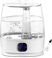 TASIGOK Humidifiers for Bedroom Home, 6L Cool and Warm Mist Air Humidifier for Large Room Baby Nursery, 50H Easy Clean and Top Fill, Quiet with Ultrasonic, Essential Oils, Auto Mode, for House, Plants
