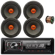 JBL Celebrity150 1-DIN Bluetooth Stereo, 4x 6.5" 300W Midrange Woofer Speakers