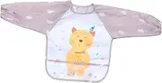 ORFOFE Bib Drool Burp Cloths for Newborn Apron Soft Aprons for Cartoon Smock Lovely Smock Adorable Saliva Apron Polyester Fiber Blue