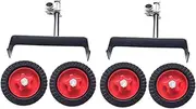 Gatuida Lawn Mower Tire Support 2pcs String Trimmer Support Wheels Fit for Electric Gas Rotary Lawn Tools