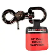 5x Taskmaster TRIGGER SWIVEL SNAP HOOK Nickel Plated, Spring Loaded *Aust Brand