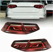 Tail Lights Assembly for VW for Jetta 2015 2016 2017 2018 MK6 Start-up Animation Sequential Indicator Rear Lamps (Color : 2)