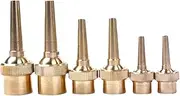 Drincoshow 1/2'3/4" 1" 1.5" 2" 2.5" 3" Landscape Sprinkler Universal Direct Fountain Nozzle Landscape Fountain Equipment Pond Fountain Head Garden Water Fountain Spray Nozzle (3-inch)