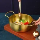Cooking Pot Korean Ramen Pot Multipurpose Steak Pot Korean Soup Pot Instant