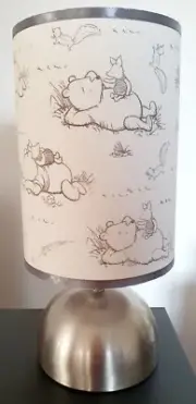 winnie the pooh Bedside touch Lamp tigger night light fabric shade nursery